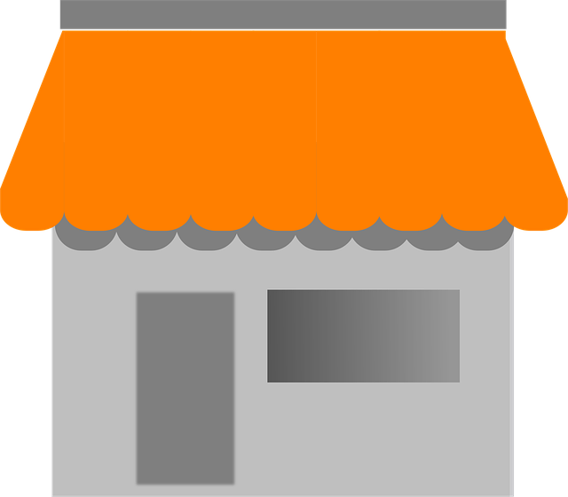 vitrine de magasin